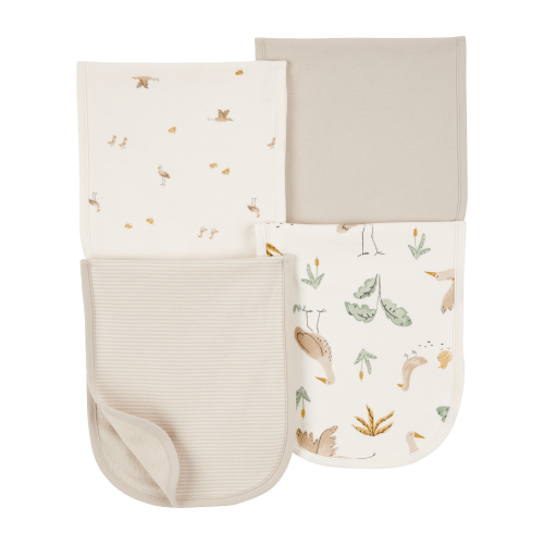 Baby 4-Pack Burp Cloths - Ivory/Brown - Carter's | Carter's