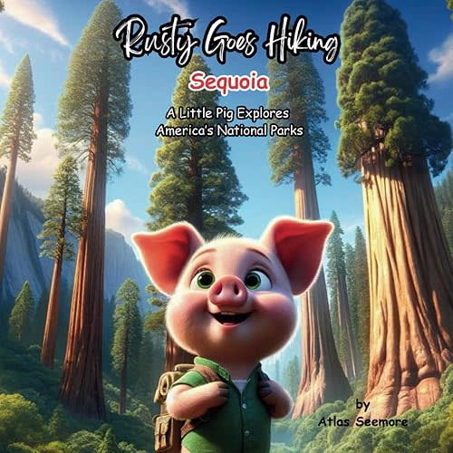 Rusty Goes Hiking, Sequoia: A Little Pig Explores America's National Parks (Rusty Goes Hiking, A Little Pig Explores America's National Parks) Paperback – March 28, 2024