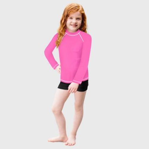 City Threads Girls UPF 50+ Long Sleeve Rashguard - USA-Made