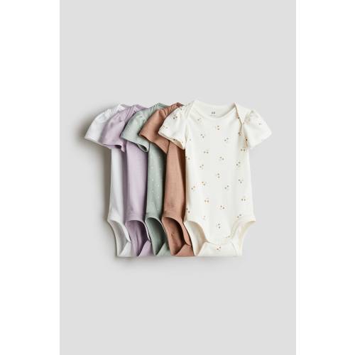 5-PACK COTTON BODYSUITS