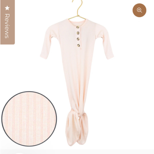Rosie Ribbed Knotted Gown