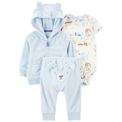 Baby Carter's 3-Piece Dog Little Jacket, Bodysuit, and Pants Set