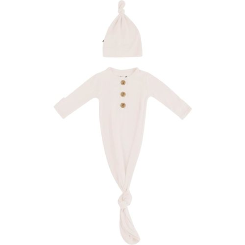 KYTE BABY Knotted Gown with Hat Set