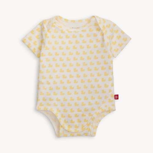 many ducks yellow CloudStretch™ magnetic bodysuit – Magnetic Me