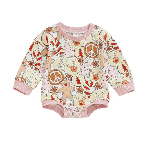 Halloween Newborn Baby Girl Outfit Pumpkin Sweatshirt Romper Long Sleeve Onesie Jumpsuit Infant Fall Winter Clothes