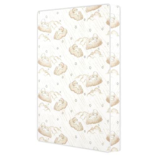 Dream On Me Portable Crib and Toddler Mattresses - 23-T - White: 3-Inch Thickness, Firm Side/Soft Side, High-Density Foam, Innerspring Mattresses