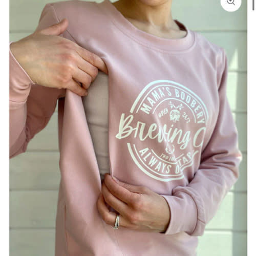 Mama Boobery Brewing Co. Crewneck Sweatshirt