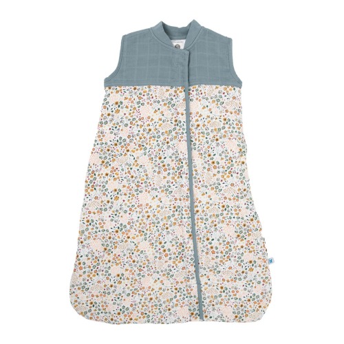 Quilted Cotton Muslin Wearable Blanket, 0-6 M