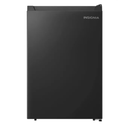 Insignia™ - 2.5 Cu. Ft. Mini Fridge with Reversible Door and ENERGY STAR Certification - Black
