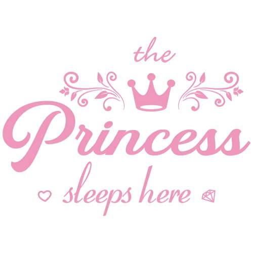 LAMIRO Grand Princess Crown Wall Decal Toddler Girl Room Decor,Suitable for Kids Baby Girl Bedroom Decor Nursery Home Decor Mural