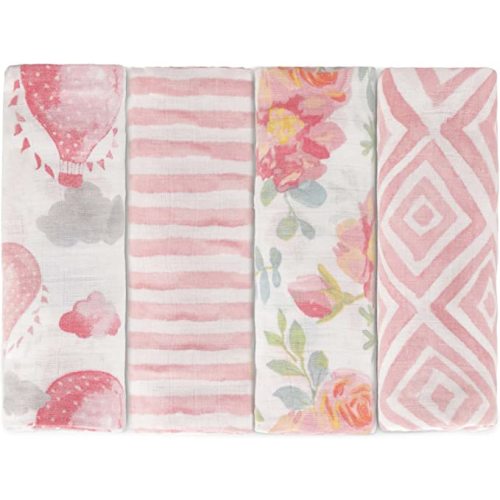 Featherhead™ 100% Cotton Muslin Swaddle Blankets