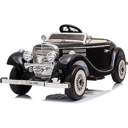 Amazon.com: sopbost Kids Ride On Car with Remote Control Compatible with Mercedes Benz 12V 14Ah Power Vehicles Wheels Parent-Child Max Load 220Ibs Ride on Toys Classic Electric Ride-on Car for Boys Girls, Black : Toys & Games