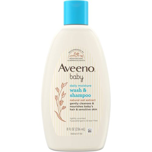 Aveeno Baby Wash & Shampoo for Hair & Body, Tear-Free, Fresh, 8 Oz