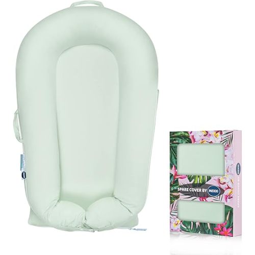Organic Replacement Cover | Premium Quality Spare Cover 100% Organic Cotton | Hypoallergenic | [Fits Dockatot Deluxe + Docks] (Cover Only) (Pistacho Green)