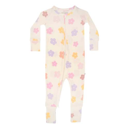 Big Daisies Small Ribbed Zip Romper
 – Brave Little Ones