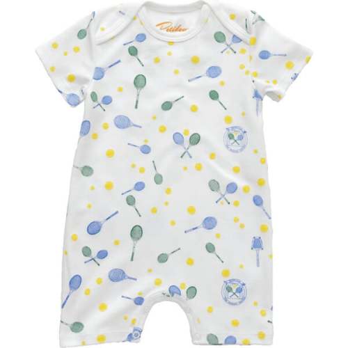 Fifteen Love Romper, Yellow - Petidoux | Maisonette