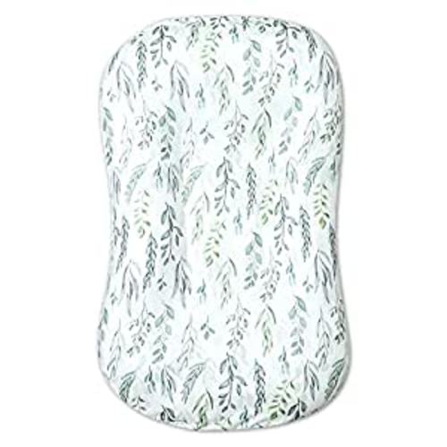 DILIMI Baby Lounger Cover for Boys and Girls Removable Cover Ultra Soft Comfortable Lounger Slipcover (Green Leaf) : Baby