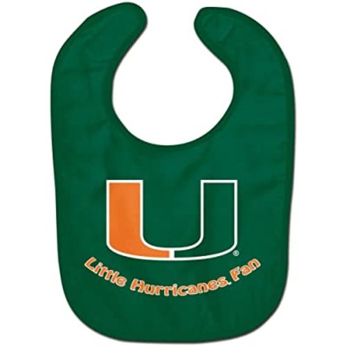 Wincraft NCAA University of Miami (Florida) WCRA2015814 All Pro Baby Bib