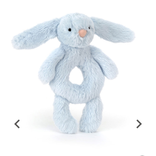 Bashful Bunny Ring Rattle