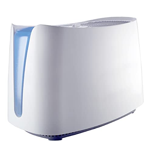 Honeywell Cool Moisture Humidifier, Medium Room, 1 Gallon Tank, White – Invisible Moisture Humidifier for Baby, Kids, Adult Bedrooms – Quiet and Easy to Clean with UV Technology for Everyday Comfort