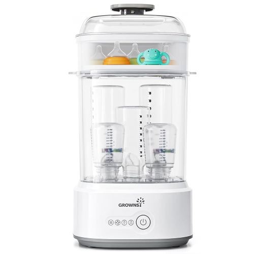 Bottle Sterilizer and Dryer, Compact Baby Bottle Sterilizer, Electric Steam Bottle Sanitizer for Baby Bottles, Pacifiers, Pump Parts