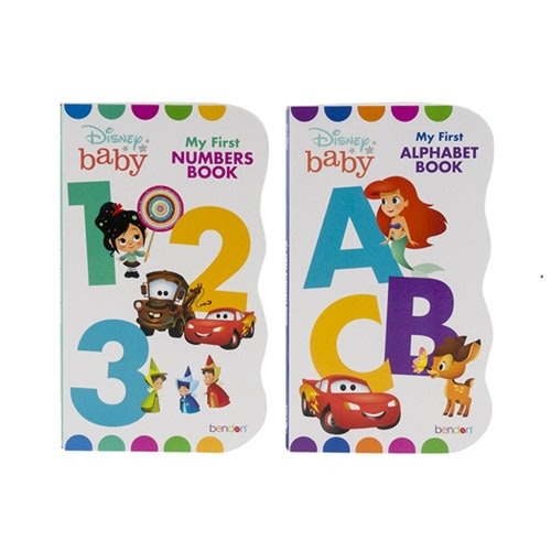 9166 *Baby Disney Libro d/Cartón en Inglés* (12.5×21.5 cm.) 10 Pág. 2 Diferentes. – Mayoreo Didáctico