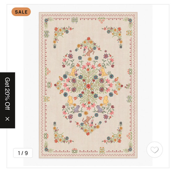 Friendship Garden Cream Multicolor Flatwoven Rug | Ruggable US