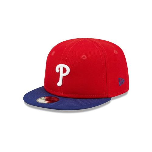 New Era Philadelphia Phillies Baby My First 9FIFTY Adjustable Hat - Red