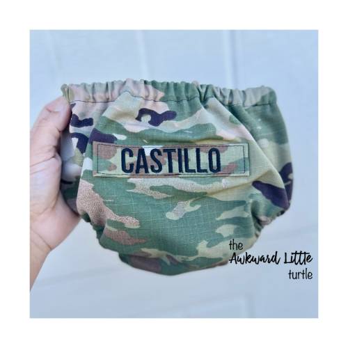 Personalized Military Diaper Cover, Military Clothes for Kids, Army, OCP, Deployment, Military Gifts, Homecoming, Camo Diaper Cover