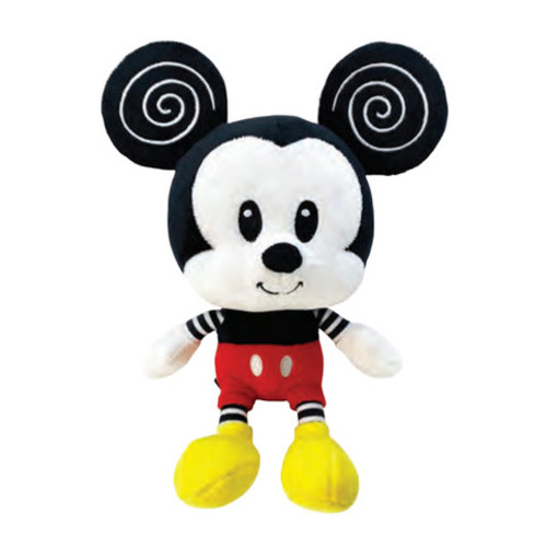 Disney Baby 10" Black & White Mickey Plush - The Fun Company