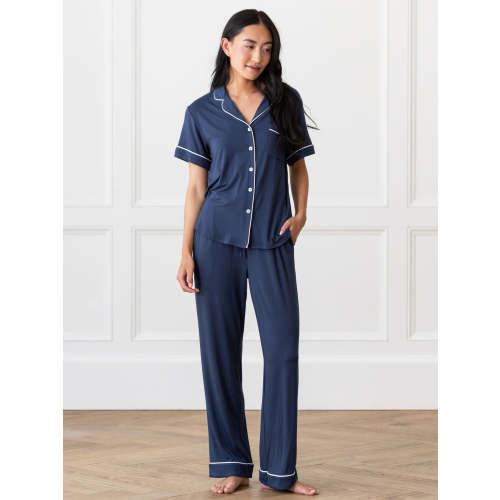 Women's Short Sleeve & Pant Bamboo Pajama Set | Cozy Earth