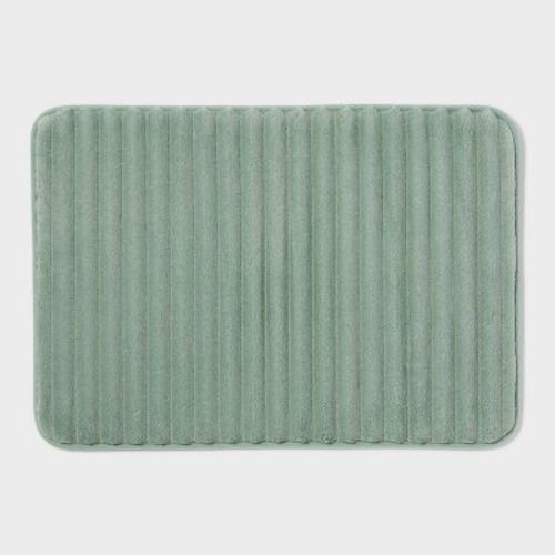 17"x24" Ribbed Cushion Foam Bath Rug - Room Essentials™