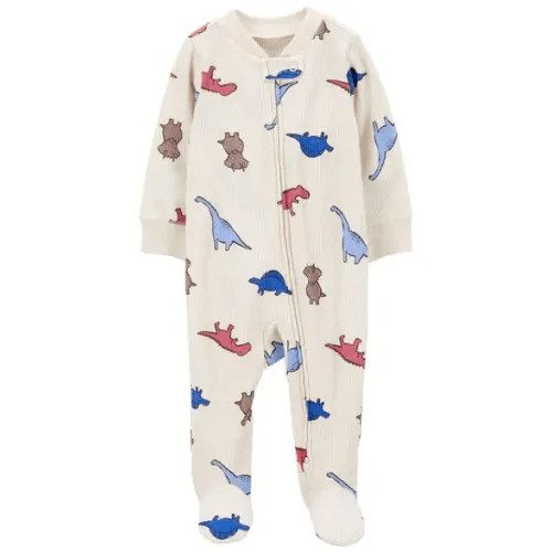 Baby Dinosaur 2-Way Zip Thermal Sleep & Play Pajamas - Carter's | Carter's