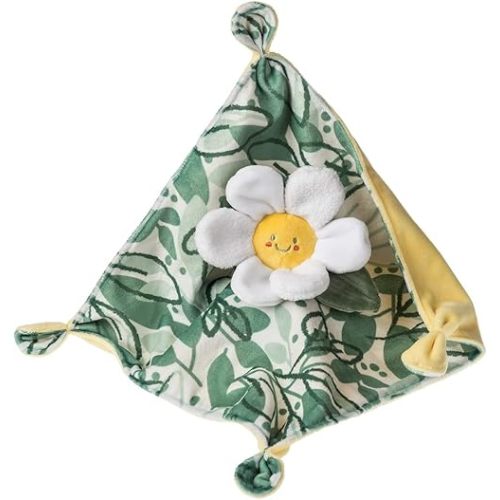 Mary Meyer Sweet Soothie Lovey Security Blanket, 10 x 10-inches, Daisy