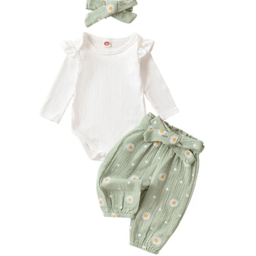 DAISY Muslin Pants Outfit - Hazel & Bo