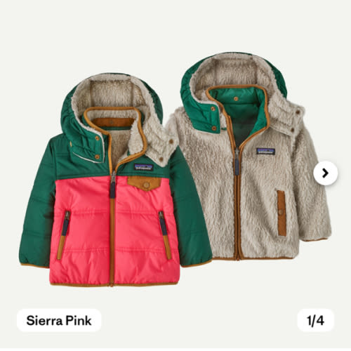 Patagonia Baby Reversible Tribbles Hoody