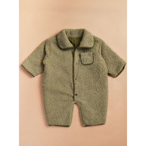 Callen Shearling Jumpsuit by Quincy Mae in Olive | Tullabee