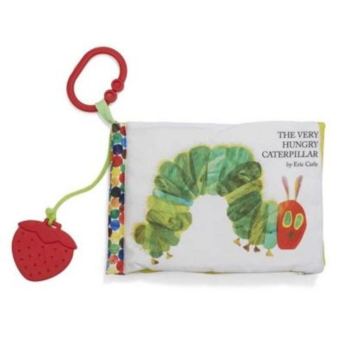 World Of Eric Carle, The Very Hungry Caterpillar 5" Inch Soft Activity Teether Book Toy