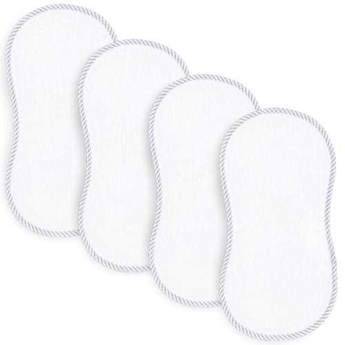 Bamboo Burp Cloths, 4 Pack by Comfy Cubs