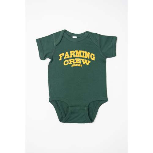 Green 'Farming Crew' Onesie - American Farm Company
