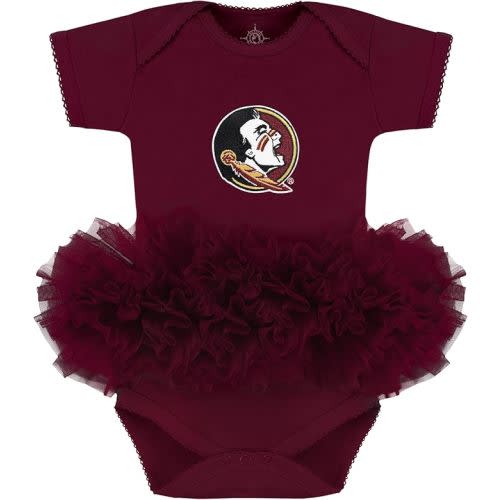 Creative Knitwear College Baby Tutu Bodysuit Dress-Team Logo, Multiple Colors, for Girls (0-12 Months)