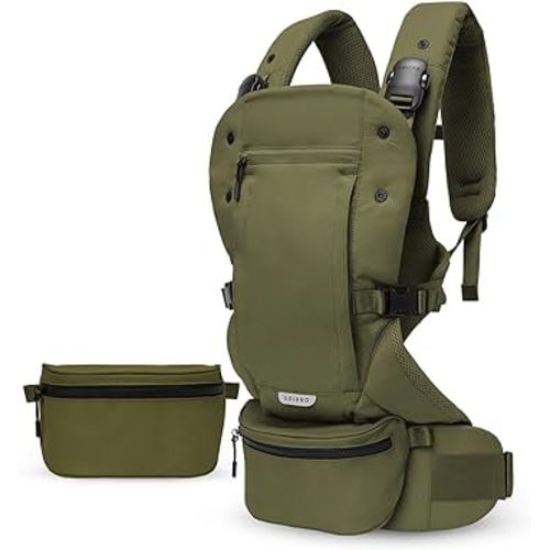 Baby Carrier - Baby Carrier Newborn to Toddler, Toddler Carrier, Adjustable, Lightweight, Breathable Carrier for Newborn to 33 Pounds (Olive)
