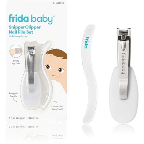 Frida Baby NailFrida The SnipperClipper Set, Baby Nail Clippers & Nail Filer, Baby Essential Nail Kit for Newborns and Up