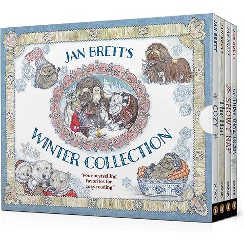 Jan Brett's Winter Collection Box Set Hardcover – October 10, 2023