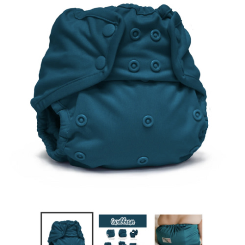 Rumparooz One Size Cloth Diaper Cover - Caribbean