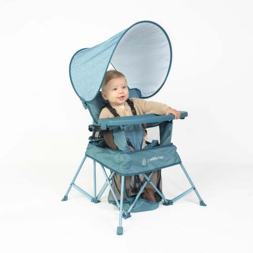 Go With Me® Venture Deluxe Portable – Baby Delight in Blue Wave