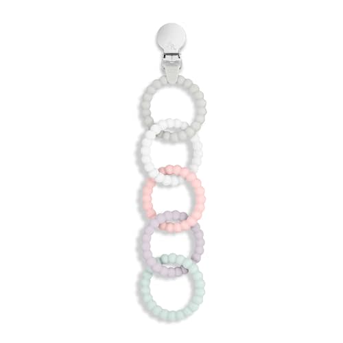 Ryan & Rose Cutie Clinks Attachable Teether Chew Toy for Babies (Precious)