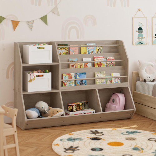 Harriet Bee Kambrea Kids Extra Large Book and Toy Storage Organizer | Wayfair