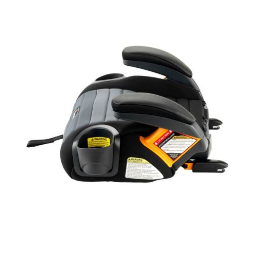 GoFit ClearTex Plus Backless Booster Car Seat - Obsidian