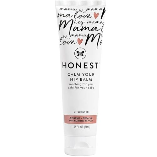 The Honest Company Honest Mama Calm Your Nip Balm | USDA Certified Organic Nipple Cream | 1.75 fl oz - Calm Your Nip Balm (1.75 fl oz)